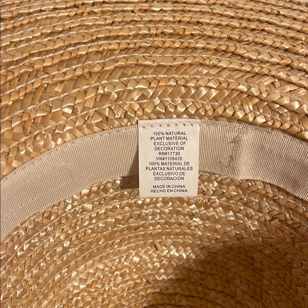 Stylish Straw Hat with Black Band - Picture 3 of 8